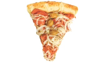 A pizza de calabresa acebolada é o sucesso 